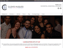 Tablet Screenshot of lycee-clovis-hugues.com